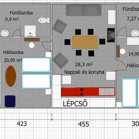 شقة Gyoengyoes Apartman, Kenyelem 5 Percre A Termaltol